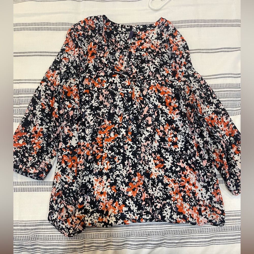 NYDJ Floral Print Women's Top